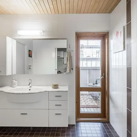 Spacious With Four Terrace, Sauna, Sea View 公寓 赫尔辛基