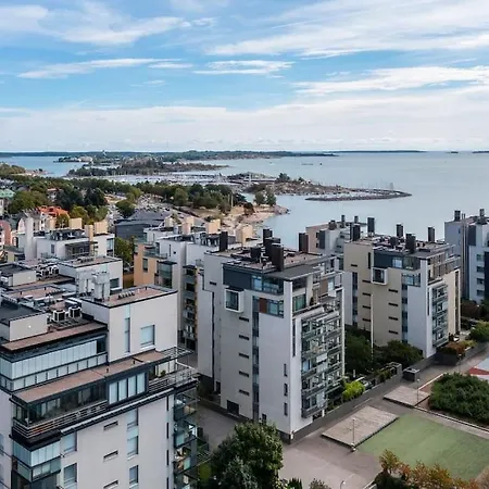 Spacious With Four Terrace, Sauna, Sea View شقة